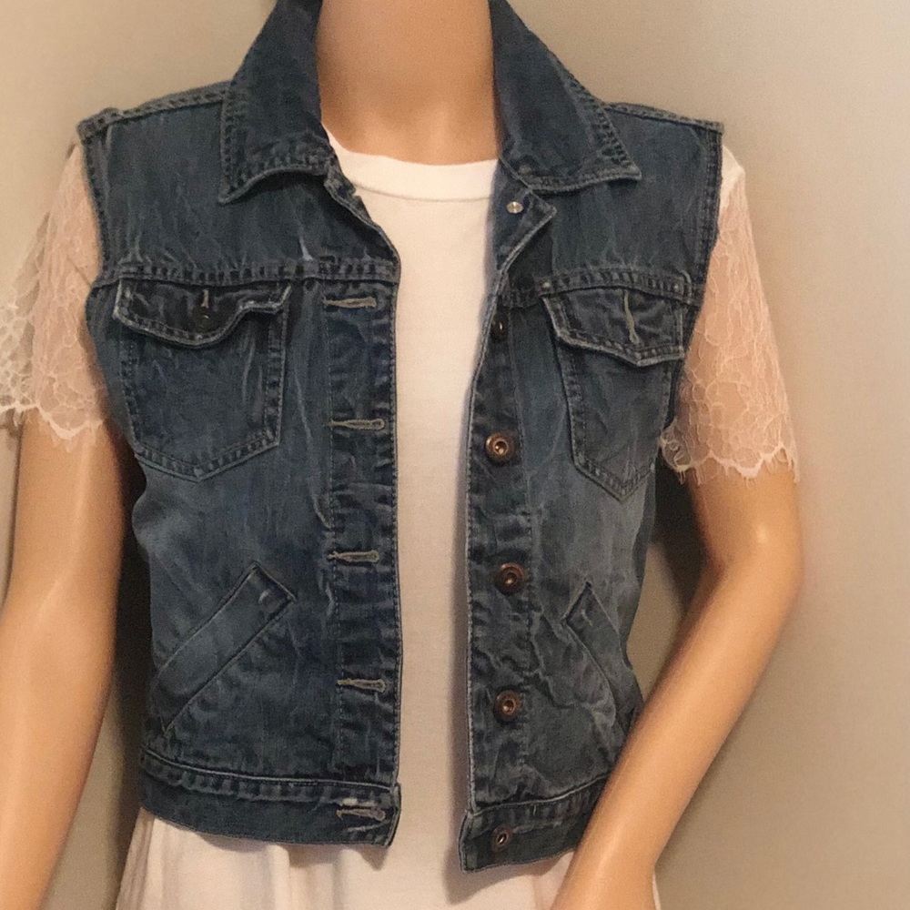 Jean vest American eagle